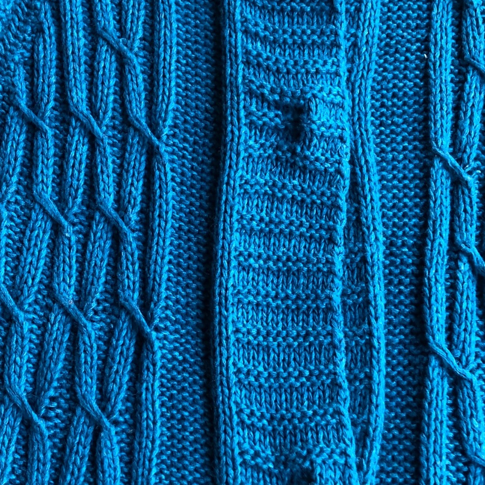 NWT Motto Crochet Sleeveless Teal Vest Size Small - Picture 4 of 8